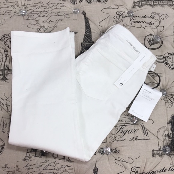 Current/Elliott Cropped Flare Jeans - Picture 5 of 9